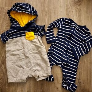 CARTERS Romper & Sleeper Set